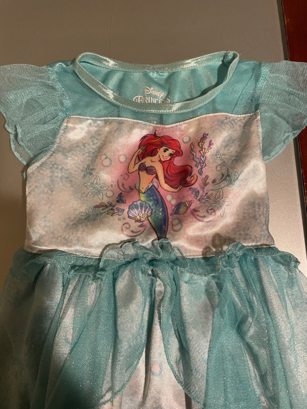 Disney Little Mermaid Aqua and Pink Costume Dress - Picture 9 of 12